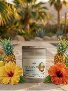 Tropic Mirage Summer Candle - Cream